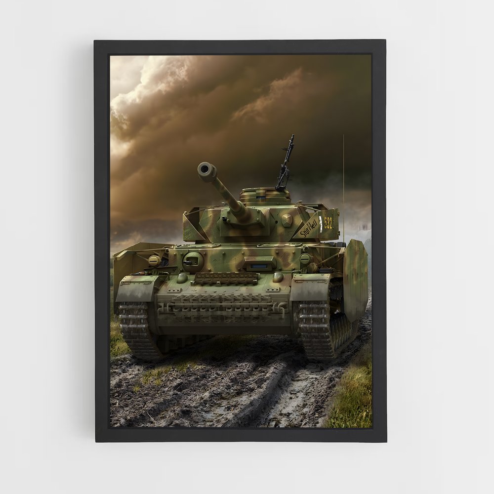 Poster Terrain Boueux – affiche World Of Tanks (vue 2)